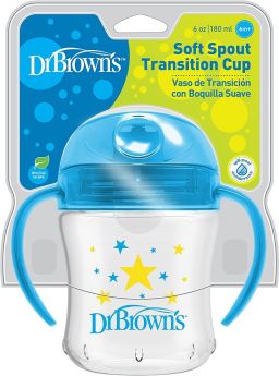 Dr. Brown's Soft-Spout Transition Cup w/ Handles - TC61004-INTL
