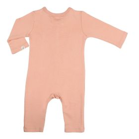 ItsyBoo-FULL SLEEVE ROMPER CORAL BLUSH