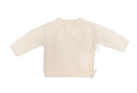 Mojopanda-Cotton Wrap White Jacket