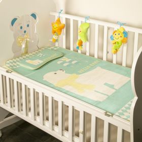 Baby Moo-Hello Baby Green Washable Mat With Pillow