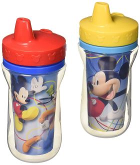 The First Years Insulated 9 oz Sippy Cup 2Pk Red & Yellow