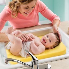 Summer Infant Comfy Bath Sponge Bath Accessory YELLOW Birth+ to 3M