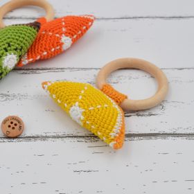 Love Crochet Art-Lemon Crochet Rattle