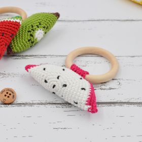Love Crochet Art-Dragon Fruit Crochet Rattle