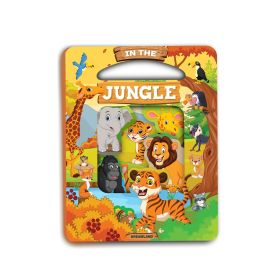 Dreamland Publications-Die Cut Window Board Book - In the Jungle Picture Book for Children Educations Board Book for Kid Die-Cut Shape Board Books-9788196034870