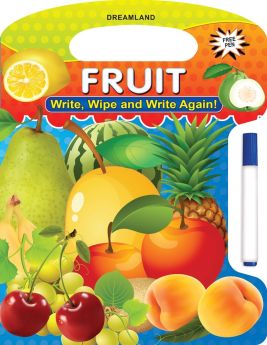 Write and Wipe Book - Fruit