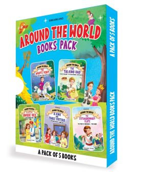 Dreamland Publications-Around the World Stories Gift Pack - Around the World Stories for Children Age 4 - 7 Years-9789358061840
