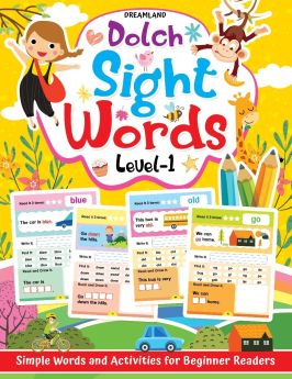 Dreamland Publications-Dolch Sight Words Level 1- Simple Words and Activities for Beginner Readers