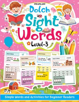 Dreamland Publications-Dolch Sight Words Level 3- Simple Words and Activities for Beginner Readers