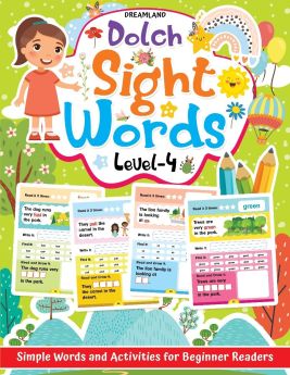 Dreamland Publications-Dolch Sight Words Level 4- Simple Words and Activities for Beginner Readers