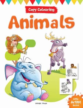 Wonderhouse-Little Artist Series Animals: Copy Colour Books