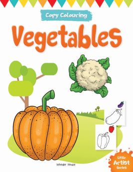 Wonderhouse-Little Artist Series Vegetables: Copy Colour Books