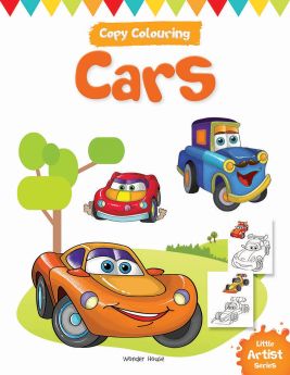 Wonderhouse-Little Artist Series Cars: Copy Colour Books
