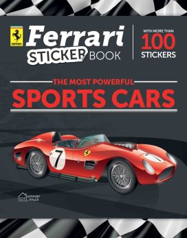 Wonderhouse-Ferrari Sticker Book For Kids: The Most Powerful Sports Cars