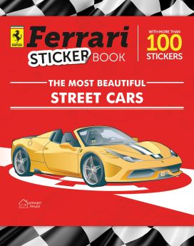 Wonderhouse-Ferrari Sticker Book For Kids: The Most Powerful Street Cars