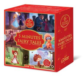 Wonderhouse-5 Minutes Fairy Tales Bookset: Giftset of 6 Board Books for Children (Abridged and Retold)