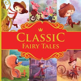Wonderhouse-Classic Fairy Tales: Ten Traditional Fairy Tales For Children (Abridged and Retold With Large Font Font For Easy Reading) 11 Inches X 11 Inches - Jumbo Size, Padded Hardback