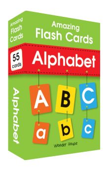 Wonderhouse-Amazing Flash Cards Alphabet: Early Development OF Preschool Toddler (55 Cards) 