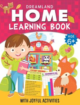 Dreamland Publications-Home Learning Book With Joyful Activities - 6+ : Interactive & Activity  Children Book by Dreamland Publications 9789389281316