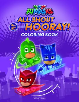 Wonderhouse-PJ Masks - All Shout Hooray: Coloring Book For Kids
