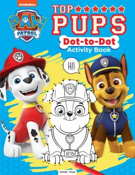 Wonderhouse-Paw Patrol Top Pups Dot to Dot Activity book