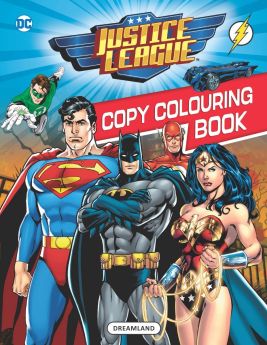 Dreamland Publications-Justice League Copy Colouring Book - 9789394767393