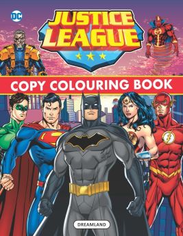Dreamland Publications-Justice League Copy Colouring Book - 9789394767553