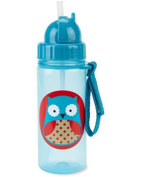 Skip Hop ZOO STRAW BOTTLE PP SIPPER OWL 18M to 36M