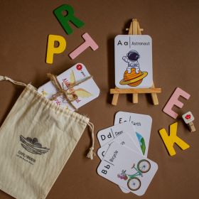 Early Buds-Nature based ABC flashcards