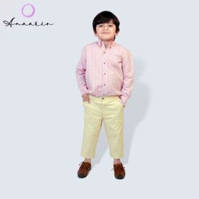 Anaario-The Essential Separates-Classique Shirt-6-12 Months-Pink Gingham