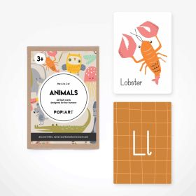 Pop Goes The Art-Flash Cards | Animals