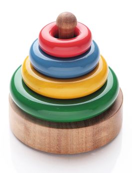 Ariro Toys-Simple stacker colored
