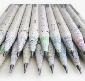 A Tiny Moppet-Newspaper Pencils | Count 20 - ATM-001