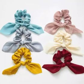 A Tiny Moppet-Satin Bow Scrunchies Combo | Count 6 - ATM-0117