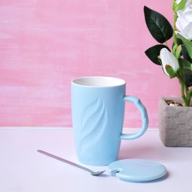 A Vintage Affair-Tall Pastel Coffee Mug - Sky Blue 