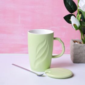 A Vintage Affair-Tall Pastel Coffee Mug - Green
