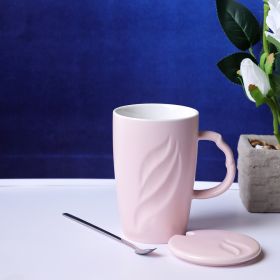 A Vintage Affair-Tall Pastel Coffee Mug - Pink 