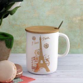 A Vintage Affair-I Love Paris Mug - Gold 