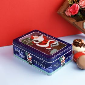 A Vintage Affair-Snowfall Santa Cookie Box