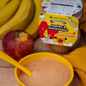 Mother Nurture-Ayples & Banaynay’s - Apple and Banana Puree - Stage 2 Baby Food