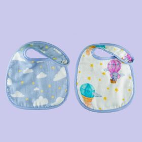 TINY SNOOZE-Organic Classic Bibs (Set of 2)-Sky is the Limit