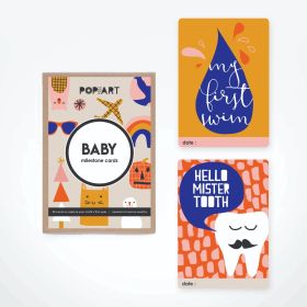 Pop Goes The Art-Milestone Cards | Baby