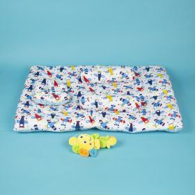 Baby Moo-Planes Multicolour Muslin Mattress Set