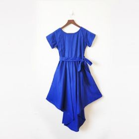 Fit and flair Maxi Dress Blue-Royal Blue-M