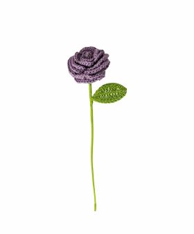 Happy Threads-Purple Button Rose
