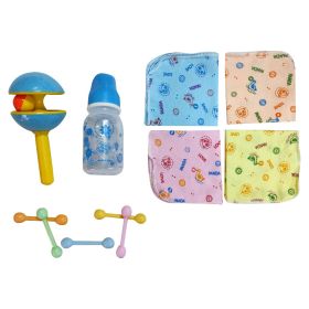 Love Baby Rock N Roll Rattle toys Set for born baby - BT23 Blue P1