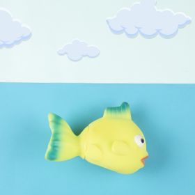 Baby Moo-Fish Yellow Squeezy Bath Toy