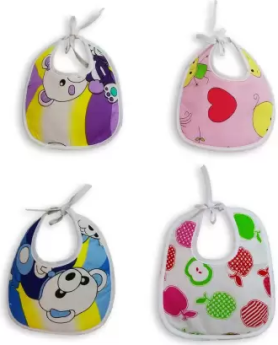 Love Baby-Cotton Assorted Printed Bibs Cloth from Love Baby 1004 M Combo P1