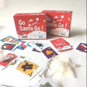 big little things Go Santa Go Combo 1 Game for Kids, Gift for Kids, Educational Toy, Using Return Gift for Kids Ages 5 Years Plus -(Multicolour)