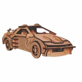Clapjoy-3D Wooden Puzzle Formula 1 Racing Car